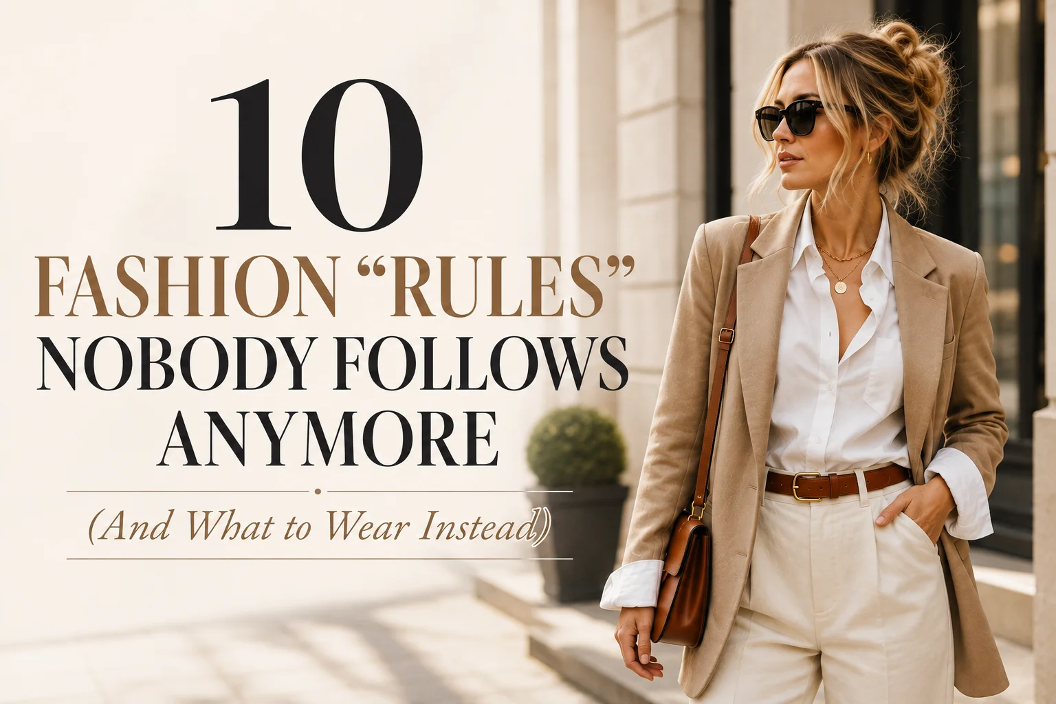 Outdated fashion rules women can ignore in 2026 with modern outfit inspiration